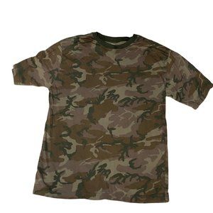 Camo Short Sleeved T-shirt Size Boy Youth XL